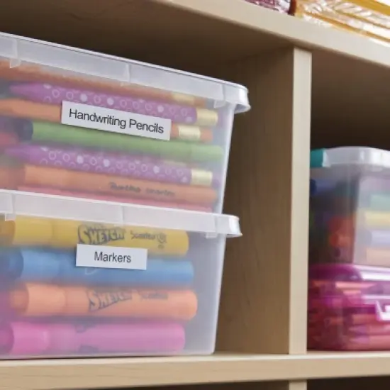 DYMO D1 1926208 Label Maker Tape 1/2W White image {6}