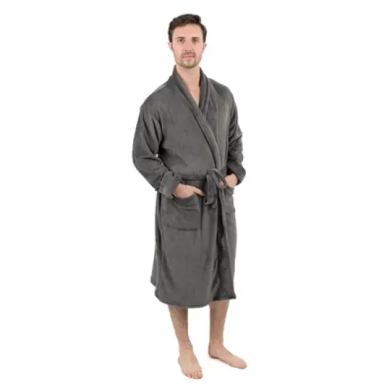 Leveret Mens Fleece Robe image {6}