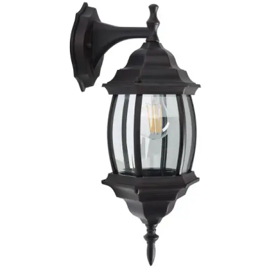 Grazia 6.5" Outdoor Sconce (Set of 2) - PLT7002 - Bronze - Safavieh image {2}