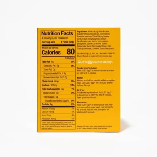 Just Egg Frozen Folded - 8oz image {2}