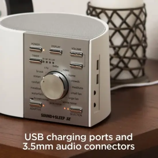 Lectrofan Sound+Sleep SE Special Edition High Fidelity Sleep Sound Machine Real Non-Looping Nature Sounds Fan Sounds Noise Great For Any Room image {2}