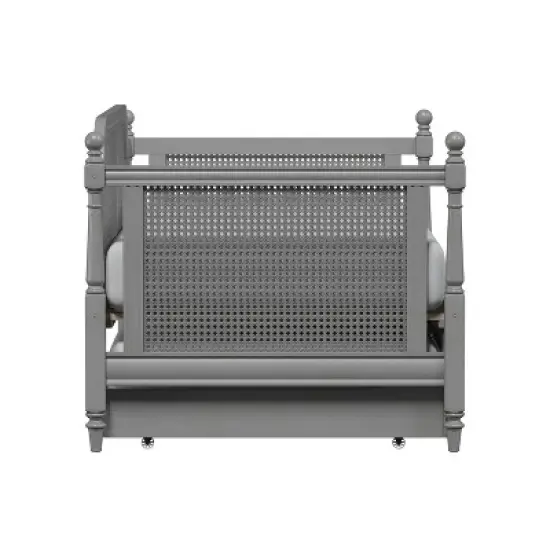 Twin Melanie Wood Cane Complete Daybed with Trundle - Hillsdale Furniture image {2}