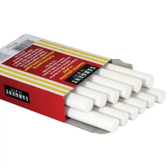 Sargent Art Dustless School Chalk White 12/Box 24/Bundle (SAR662012) image {1}