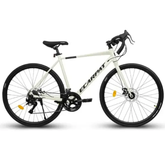 Aukfa 700Cx28 Road Bike - Lightweight Aluminum Frame, 16-Speed, Disc Brakes - Fast Acceleration Bike for Men & Women image {1}