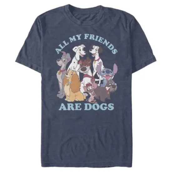 Men's Disney Classic All My Friends Are Dogs T-Shirt image {2}