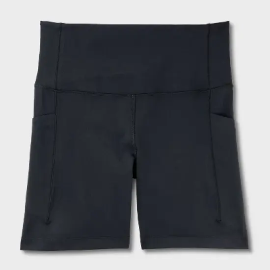 Women's 6" Dynamic Flex High-Rise Pocketed Bike Shorts - All In Motion&trade; image {1}