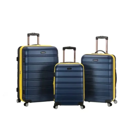 Rockland Melbourne 3pc ABS Hardside Carry On Spinner Luggage Set image {14}
