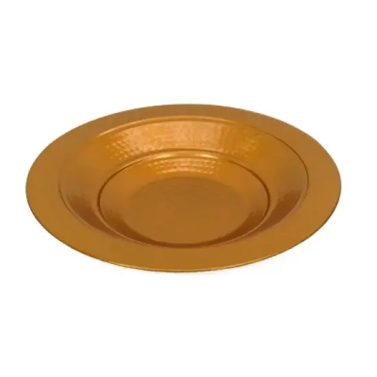 33" Hammered Copper Fire Pit with Stand and Screen - National Tree Company image {4}