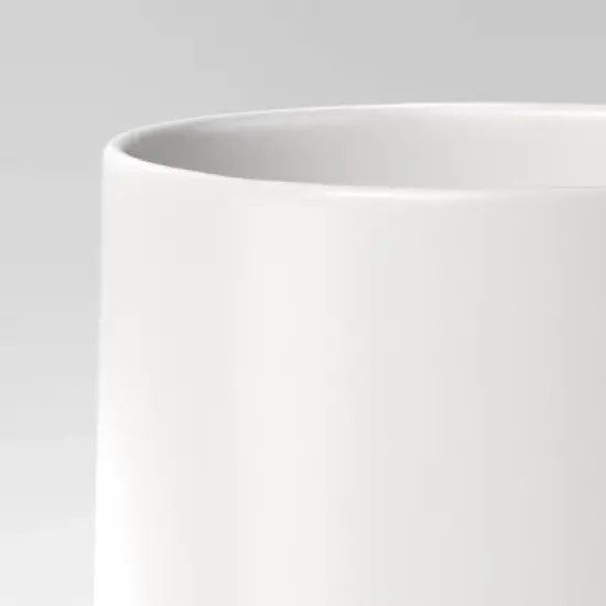 Stoneware Utensil Storage White - Threshold&trade;: Kitchen Countertop Holder, Dishwasher-Safe, 6" Height image {2}