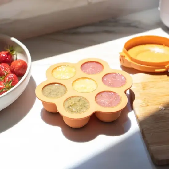 Quark Chiill Pod Silicone Freezer Tray - Orange image {2}