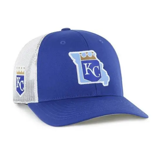 MLB Kansas City Royals Gaze Hat: Adjustable Snapback, Team Logo, Mesh Fabric image {1}