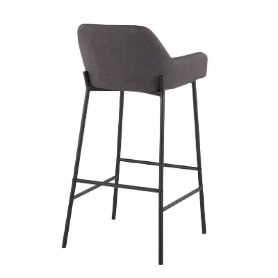 Set of 2 Daniella Metal Polyester Barstool - LumiSource image {3}