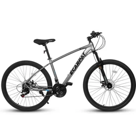 Gulches Ultralight Aluminum Frame Mountain Bike, 27.5&rdquo; Wheel, 21-Speed Shimano, Front/Rear Disc Brakes, Suspension Fork image {3}