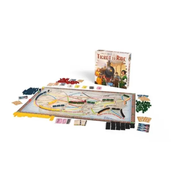 Asmodee Ticket to Ride - Refresh Board Game: Strategy & War Game, 2-5 Players, 30-60 Minutes, Geography Focus image {3}