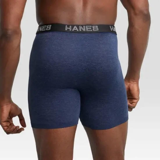 Hanes Premium Men's Seamless Boxer Briefs 2pk - Heathered Gray image {2}