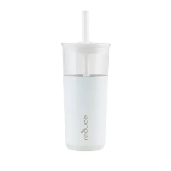 Reduce 20oz Aspen Vacuum Insulated Stainless Steel Glass Tumbler with Lid and Straw image {9}