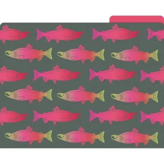 Barker Creek 24ct File Folders - Sea & Sky: Cardstock, Multicolor, Top Tab, Stationery Organizer, 100 Sheet Capacity image {4}