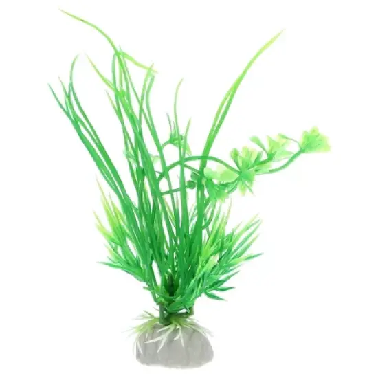 Unique Bargains Fish Tank Aquarium Decorations Plastic Plants 5.12" image {6}