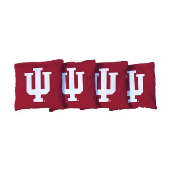 NCAA Indiana Hoosiers Corn-Filled Cornhole Bags - Red image {1}