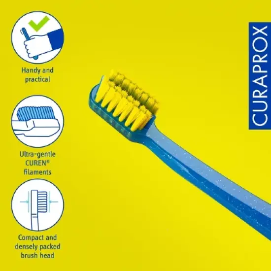 Curaprox CS 5460 Ortho, Ultra Soft Toothbrush with V-Trim for Gentle and Effective Braces Care image {2}