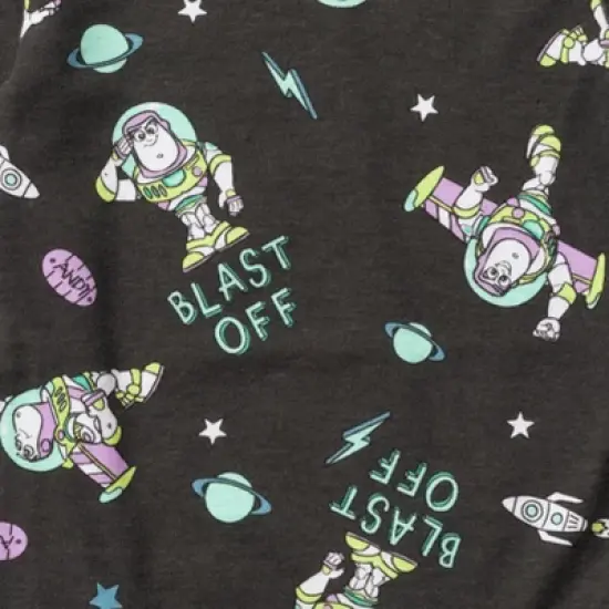 Disney Pixar Toy Story Alien Bullseye Rex Woody Jessie Buzz Lightyear Baby 4 Pack Bodysuits Newborn to Infant image {7}