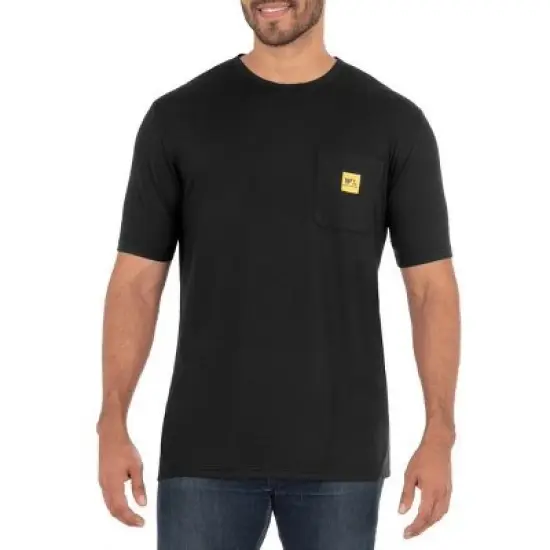 Wells Lamont Men's Short Sleeve Jersey Plaited Performance Pocket Tee image {5}