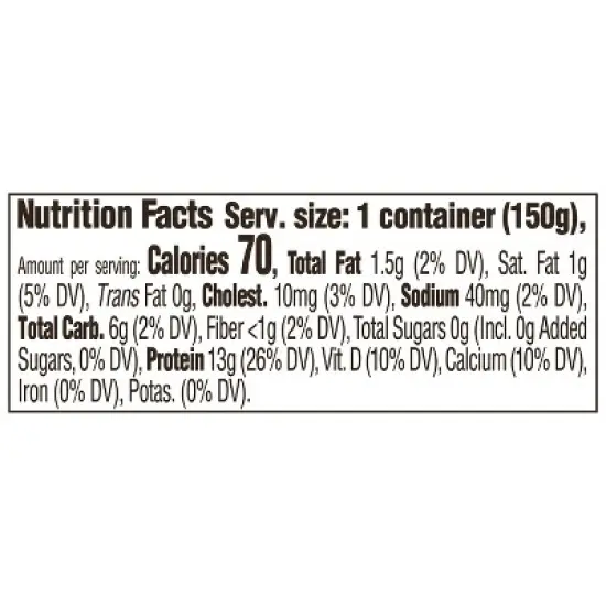 Too Good & Co. Zero Sugar Strawberry Yogurt - 5.3oz image {5}