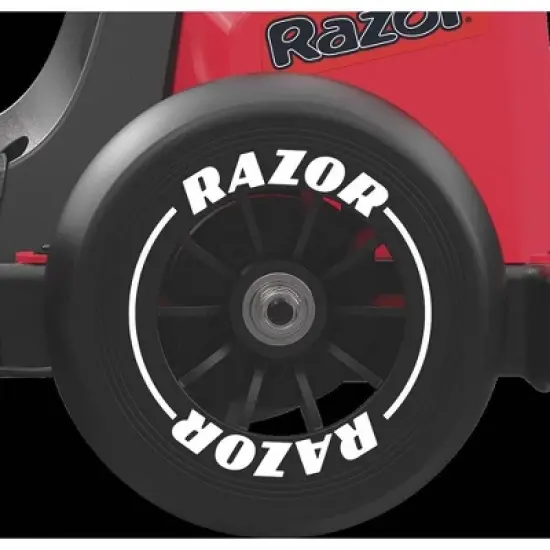 Razor Ground Force Elite Powered Go Kart - Black/Red: Steel Frame, 200 lb Capacity image {7}