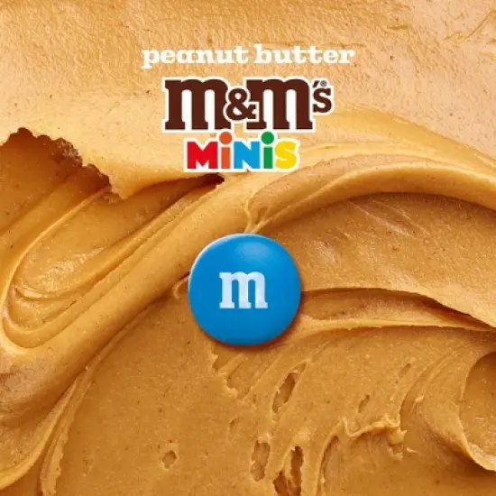M&M'S Peanut Butter Minis Chocolate Candy Bag Share Size - 8.6oz image {3}