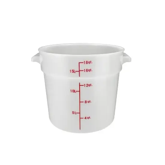 Winco Storage Container, White, Polypropylene image {7}