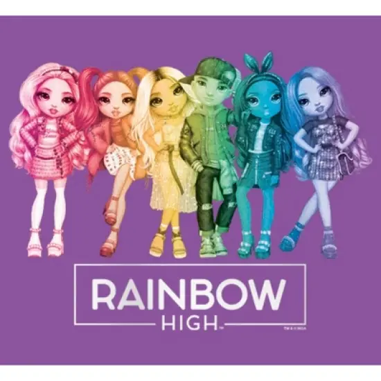 Girl's Rainbow High Classic Logo Characters T-Shirt image {1}