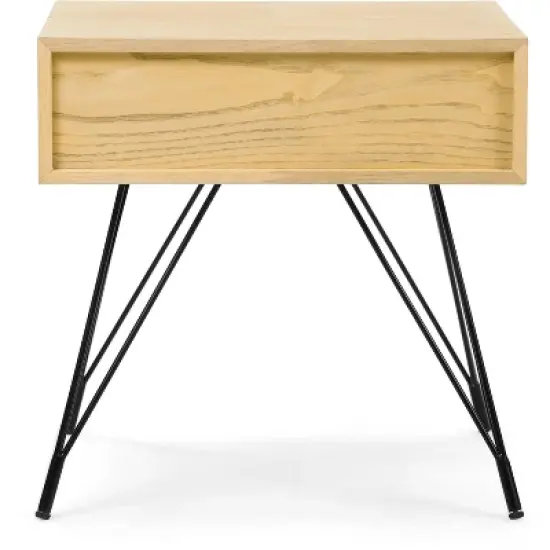 Newell Side Table Natural - Adore Decor image {5}