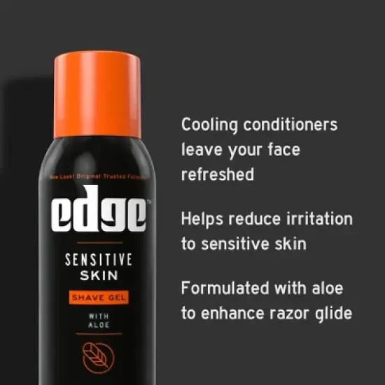 Edge Sensitive Skin Mens Shave Gel image {2}