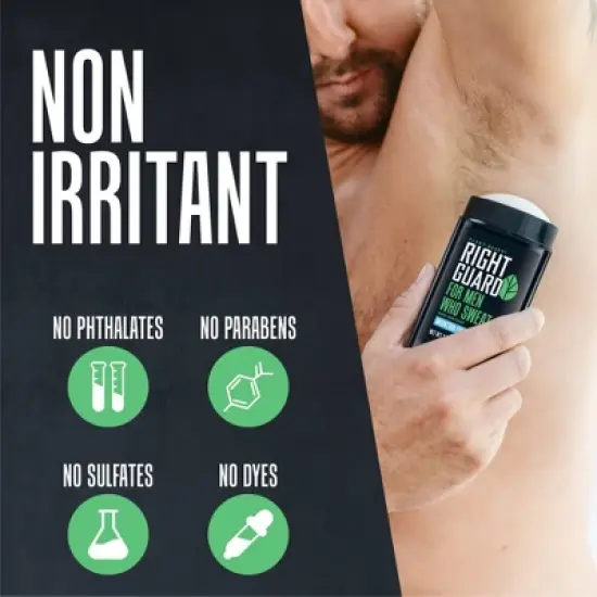 Right Guard Plant Based Invisible Solid Antiperspirant & Deodorant for Men with Sensitive Skin - Fresh - 2.6oz image {3}