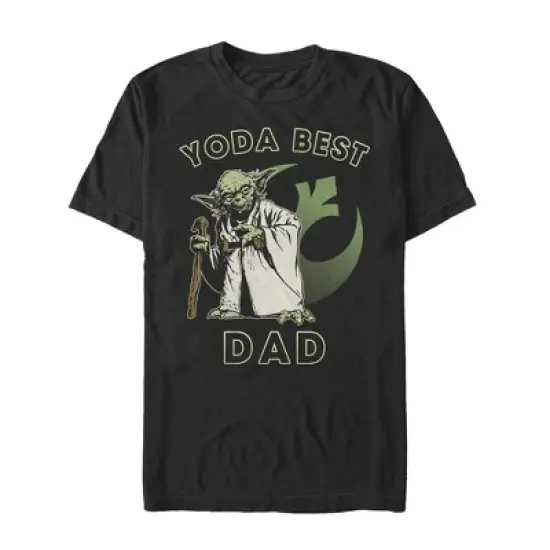 Men's Star Wars Yoda Best Dad T-Shirt image {3}