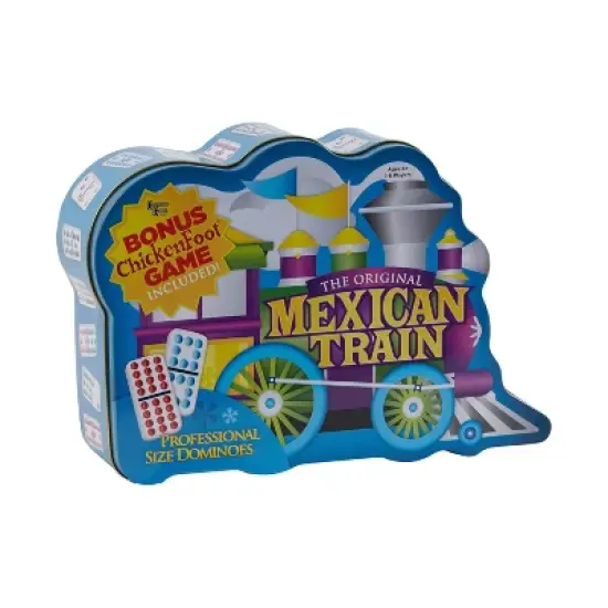 Mexican Train Deluxe Traditional Double 12 Domino Set with Dots Board Game image {2}