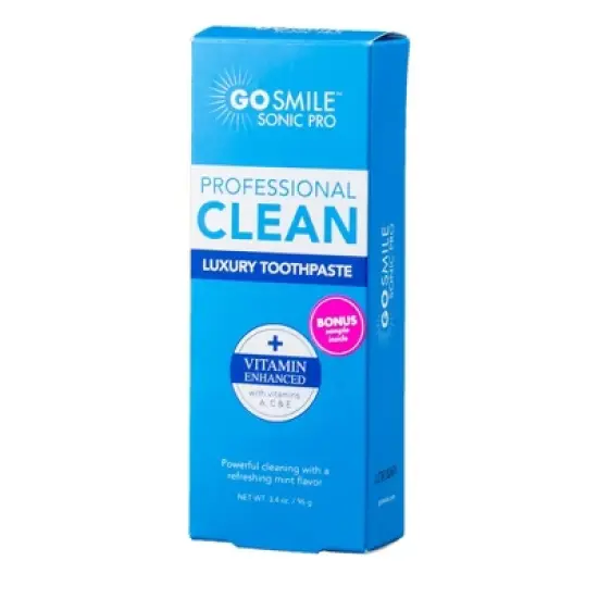 GO SMILE Luxury Mint with Vitamins A C & E Toothpaste  - 3.4oz image {3}