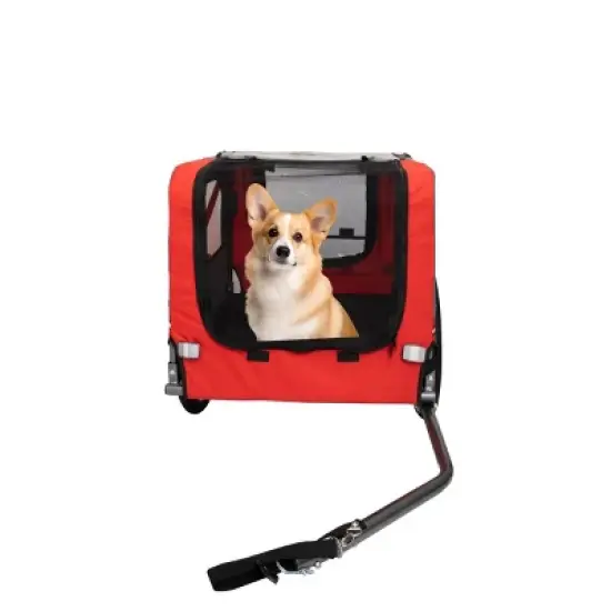 Foldable Pet Stroller, Dog Stroller For Under 88 Lbs Dog, Dog Car Seat With Internal Leash And No-Slip Floor-Cuddlewood image {5}