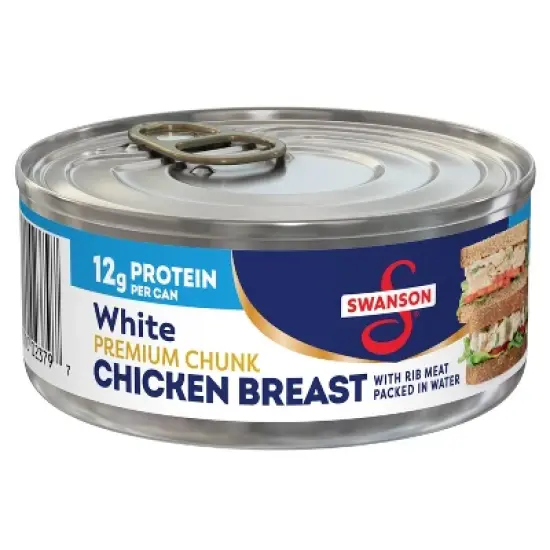 Swanson Premium White Chunk Chicken Breast in Water - 4.5oz image {14}