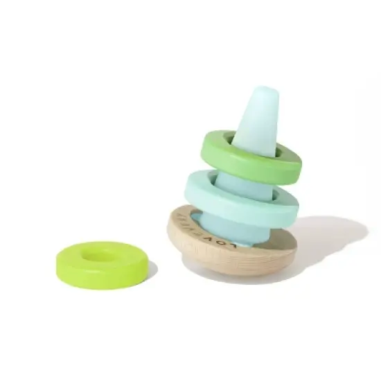 Lovevery Montessori Wobble Stacker - 4pc image {1}