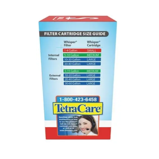 Tetra Whisper Ready-to-Use Disposable Filter Cartridges for Aquariums - S image {5}