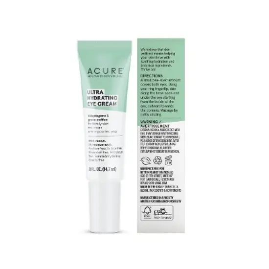 Acure Ultra Hydrating Eye Cream - 0.5 fl oz image {2}