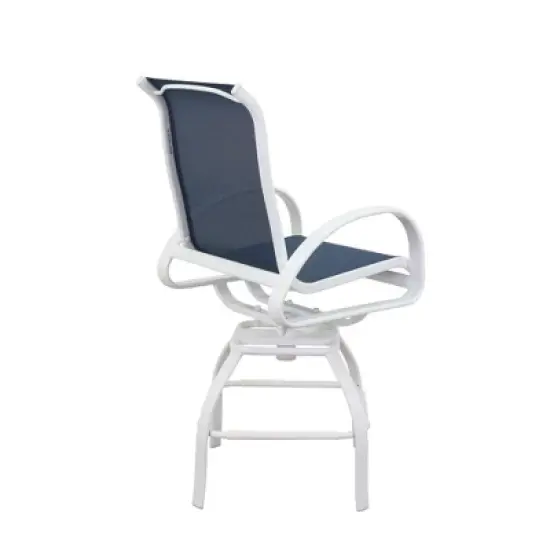 Courtyard Casual Santa Fe 3 pc Balcony Height 36" Round Dining Set  Includes one 36" Balcony Table and two Balcony Swivel Stools image {6}