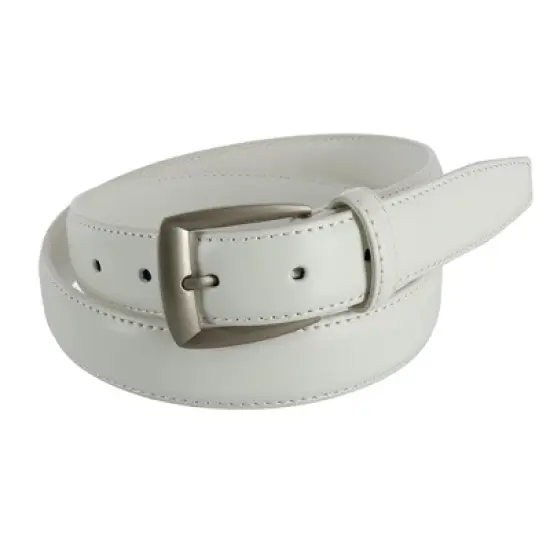 CTM Men's Basic Leather Dress Belt image {6}