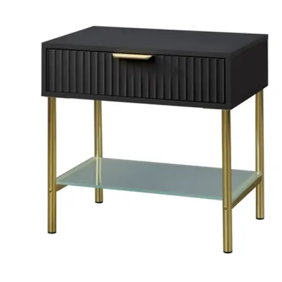 Valen Channel Front End Table with Drawer - Lifestorey image {5}