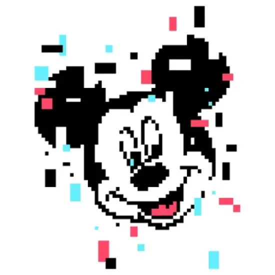 Boy's Disney Mickey Mouse Pixels T-Shirt image {1}