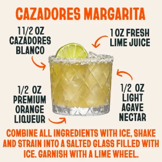 Cazadores Tequila Blanco - 750ml Bottle image {2}