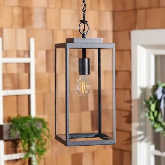Rinnah 7.1" Outdoor Pendant - PLT7036 - Bronze - Safavieh image {2}