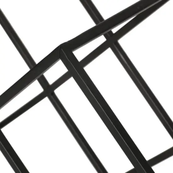 Mcclellan Modern Industrial 7 Bottle Tabletop Wine Rack Black - Christopher Knight Home image {6}