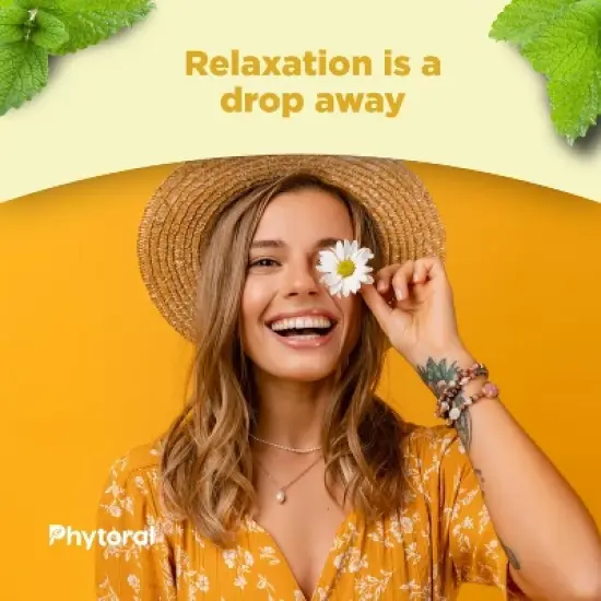 Organic Lemon Balm Drops, Liquid Extract for Immune Support, Promotes Mood & Relaxation, Phytoral, 15 servings image {3}